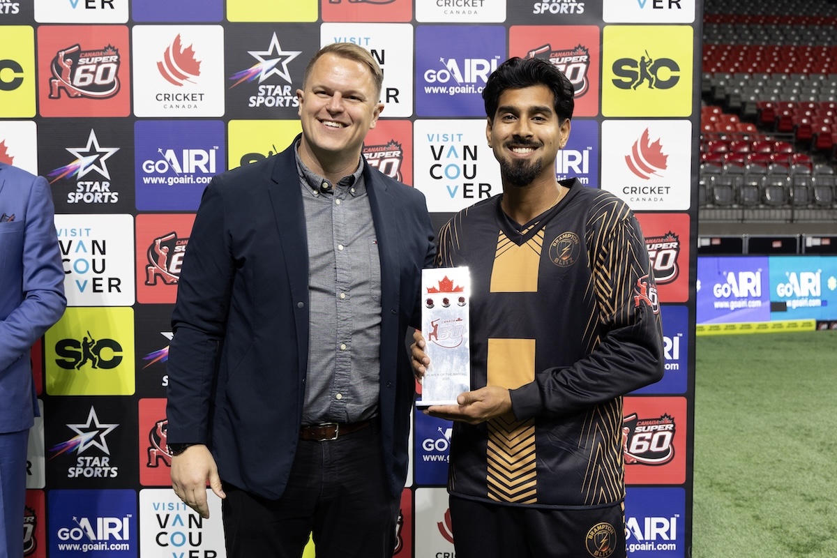 Canada Super 60 Match 10 — Brampton Blitz vs Whiterock Warriors — photo 1